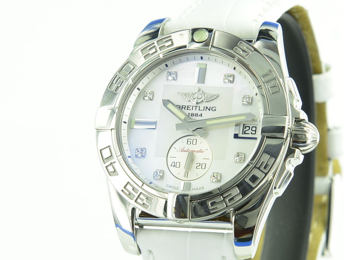 Breitling Galactica 36 Automatik MOP Brillanten A37330