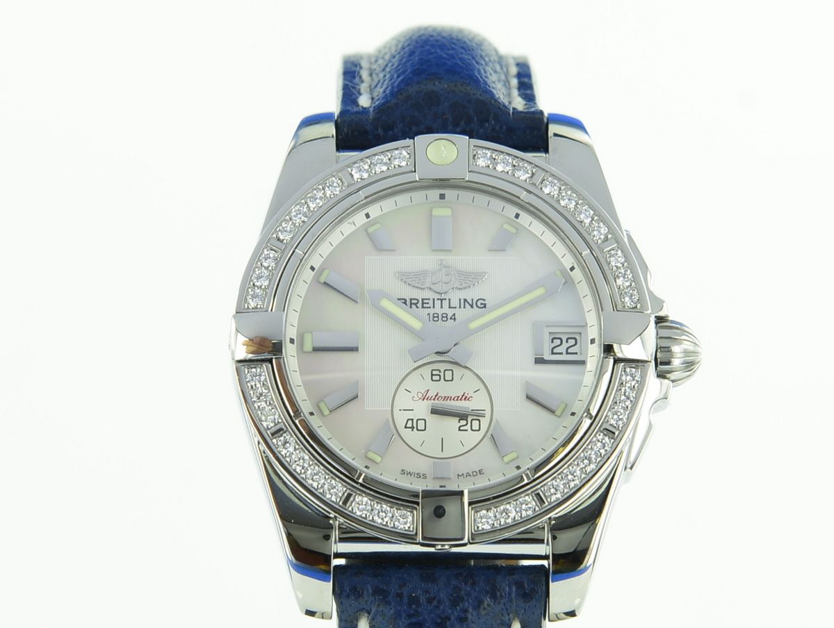 Breitling Galactica 36 Automatik MOP Brillanten A37330