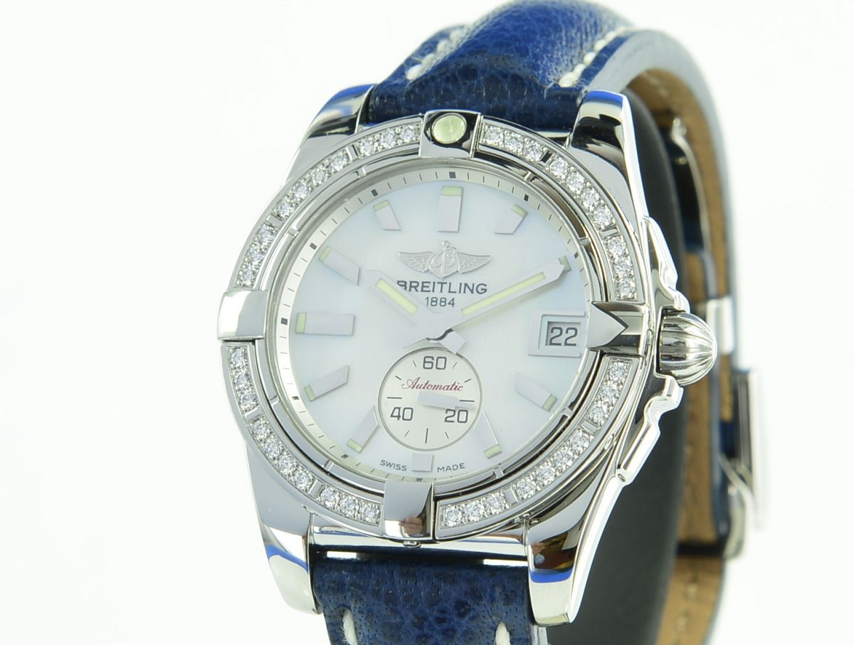 Breitling Galactica 36 Automatik MOP Brillanten A37330