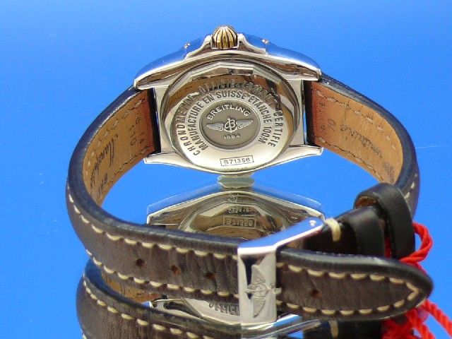 Breitling Lady Cockpit 32 Stahl / Gold Diamanten