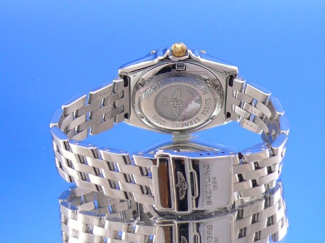 Breitling Lady Wings Cockpit Damenuhr Stahl / Gold