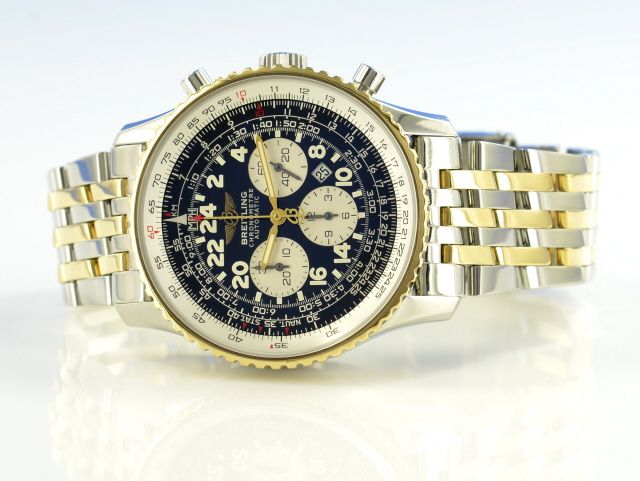 Breitling Navitimer Cosmonaute Chronograph Stahl / Gold
