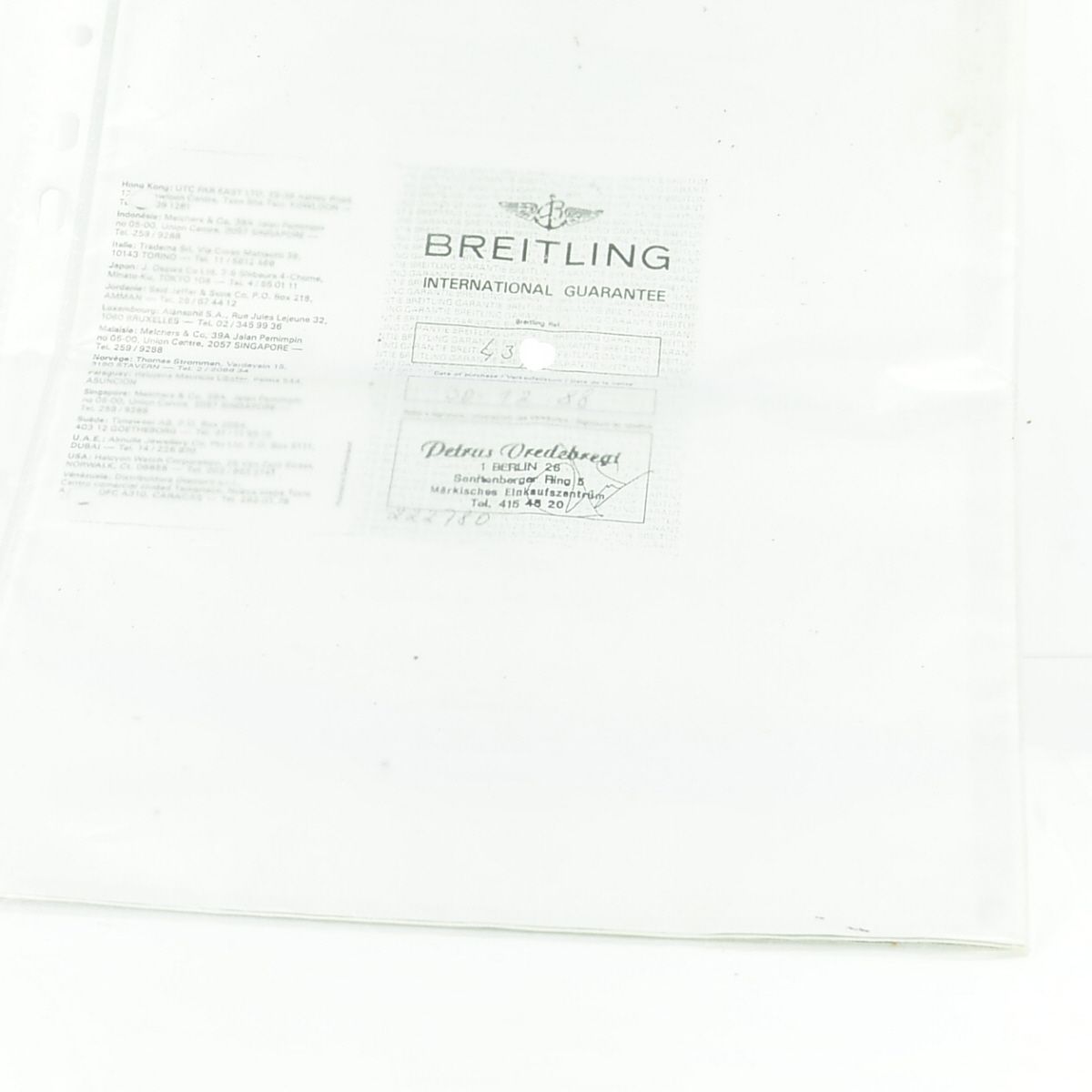 Breitling Navitimer Cosmonaute Ref. 81600B