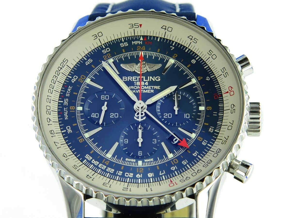 Breitling Navitimer GMT Aurora Blue Limited Edition