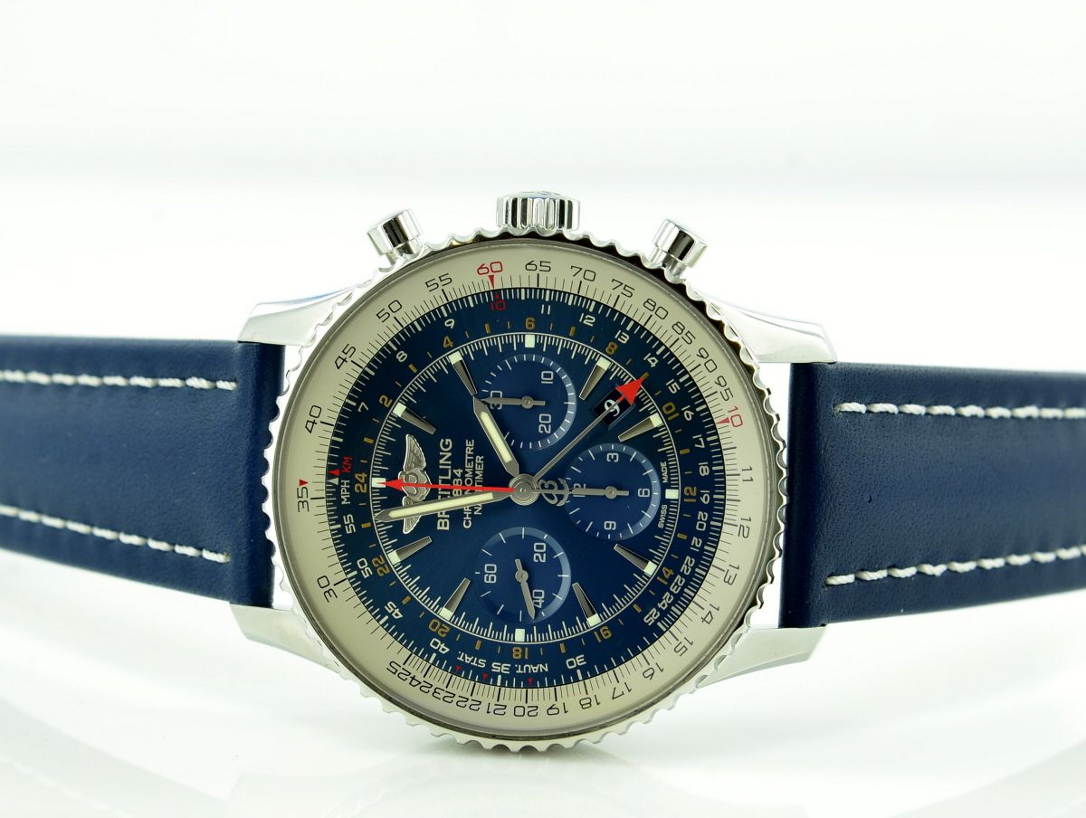 Breitling Navitimer GMT Aurora Blue Limited Edition