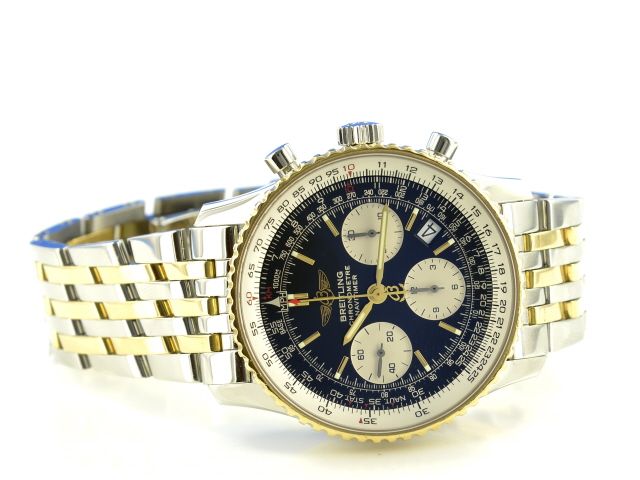 Breitling Navitimer Stahl/Gold Chronograph