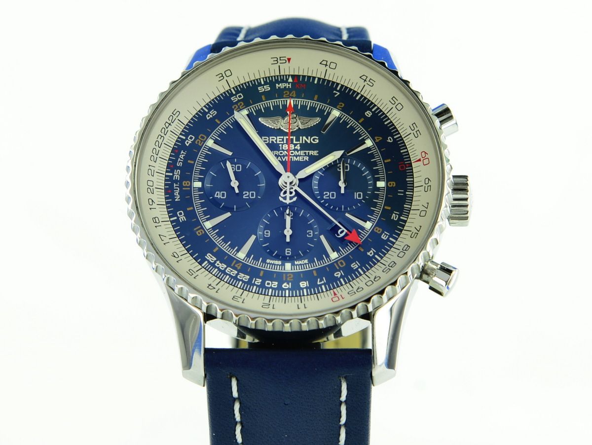 Breitling Navitimer GMT Aurora Blue Limited Edition