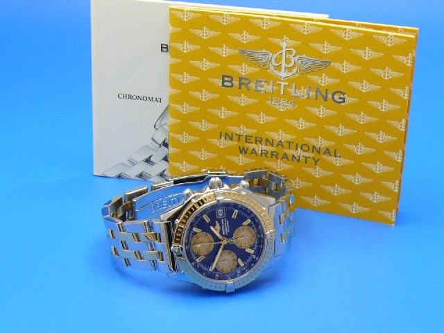 Breitling Windrider Chronomat Chronograph Stahl/Gold