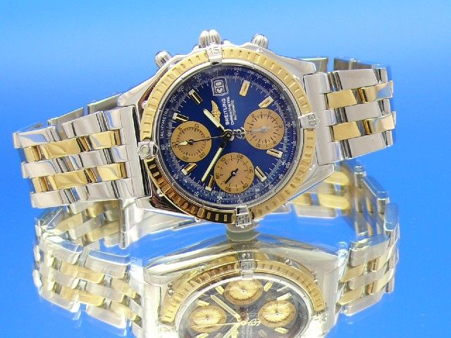 Breitling Windrider Chronomat Chronograph Stahl/Gold