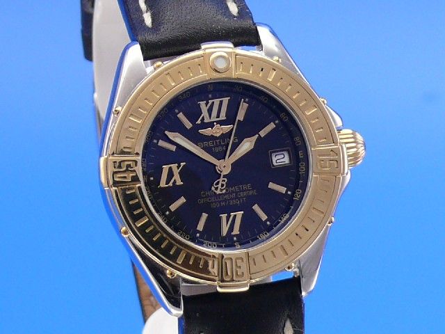 Breitling Windrider Lady B-Class Stahl/Gold 750 Ref. D67365