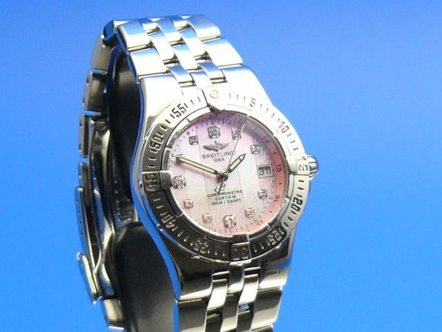 Breitling Windrider Starliner Damen mit Brillantzifferblatt