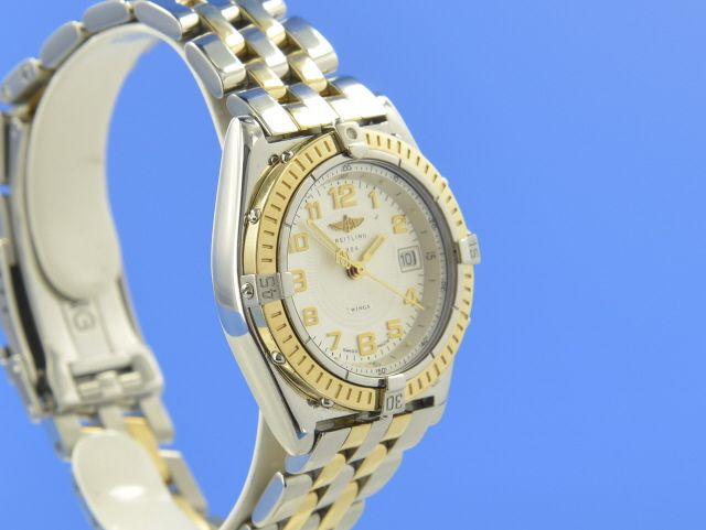 Breitling Wings Damen Stahl/Gold