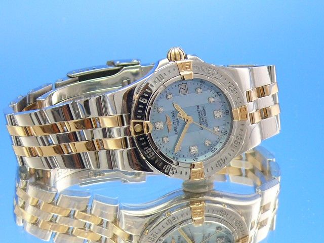 Breitling Starliner Galactic 30 Lady Stahl/Gold Brillant