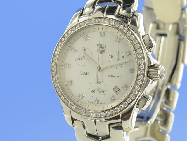 TAG Heuer LINK Damen Chronograph Brillanten