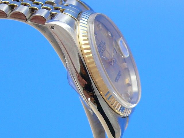 Rolex Datejust 36 mm Brilliant Ziffernblatt