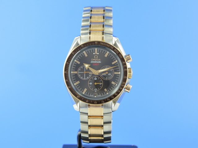 Omega Speedmaster Broad Arrow 1957 Stahl/Rotgold