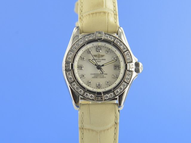 Breitling Callistino diamond bezel