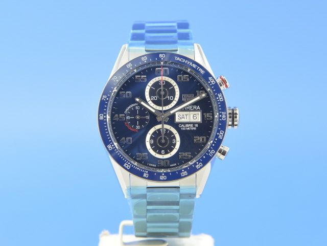 TAG Heuer Carrera 43mm Chronograph Blue Dial