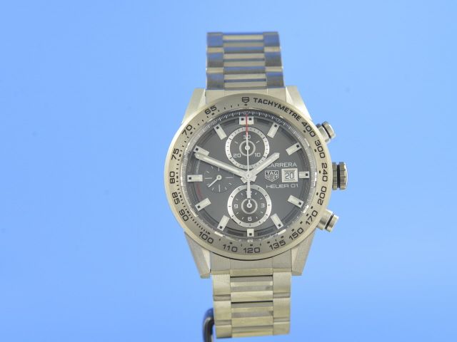 TAG Heuer Heuer Carrera Date Chronograph Heuer 01 Grey Titan 43mm