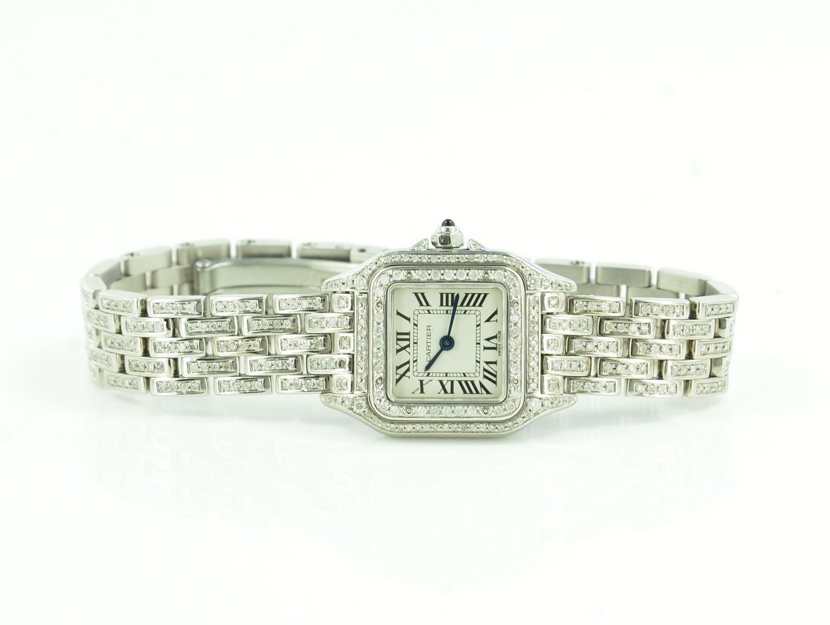 Cartier Panthere Lady sekund�rer Diamantbesatz