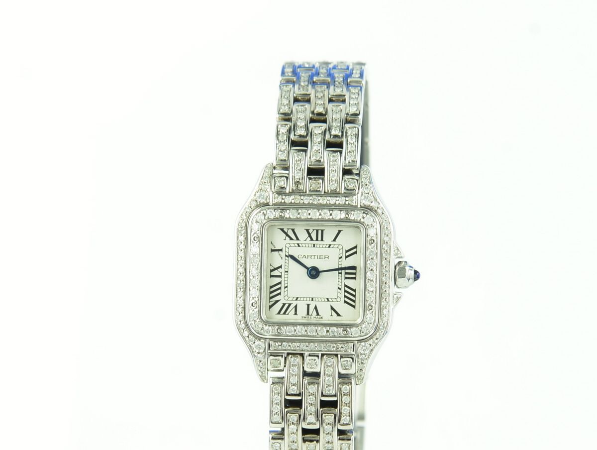 Cartier Panthere Lady sekund�rer Diamantbesatz