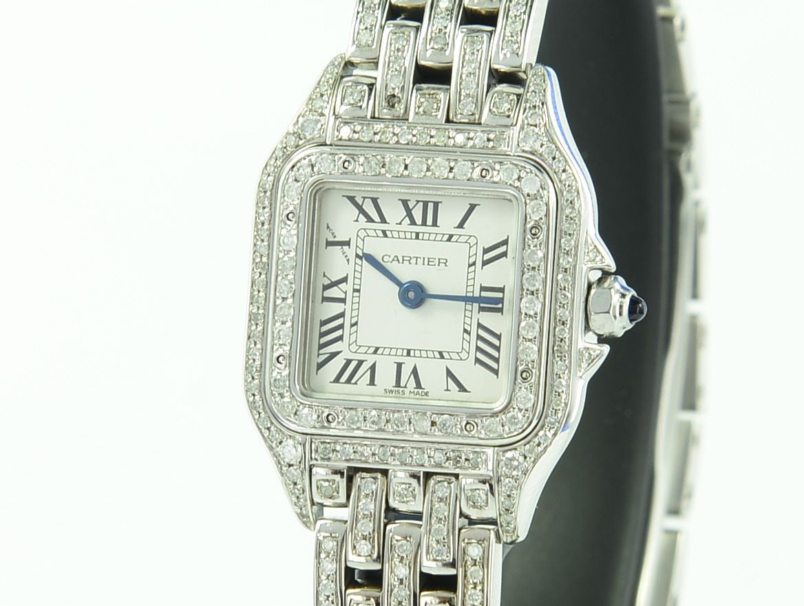 Cartier Panthere Lady sekund�rer Diamantbesatz