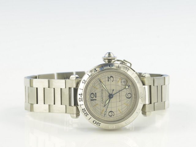 Cartier Pasha GMT 35 mm Automatik