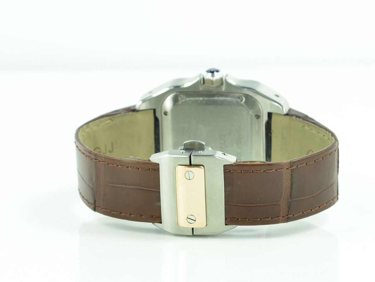 Cartier Santos 100 Stahl/Gold Automatik