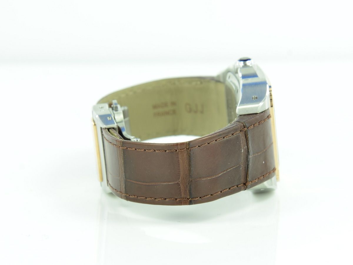 Cartier Santos 100 Stahl/Gold Automatik