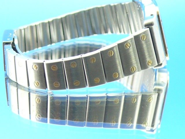 Cartier Santos Damen Mondphase Stahl/Gold