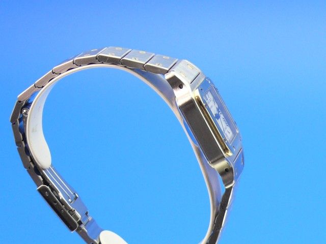 Cartier Santos Damen Stahl/Gold