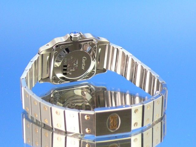 Cartier Santos Damen Stahl/Gold