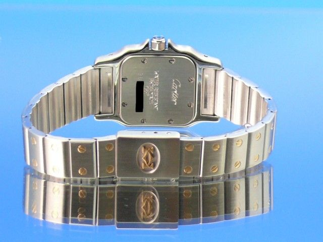 Cartier Santos Damen Stahl/Gold