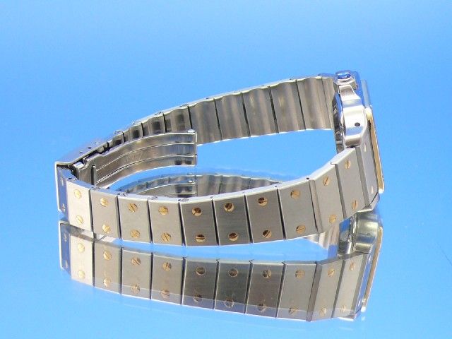 Cartier Santos Damen Stahl/Gold Automatik