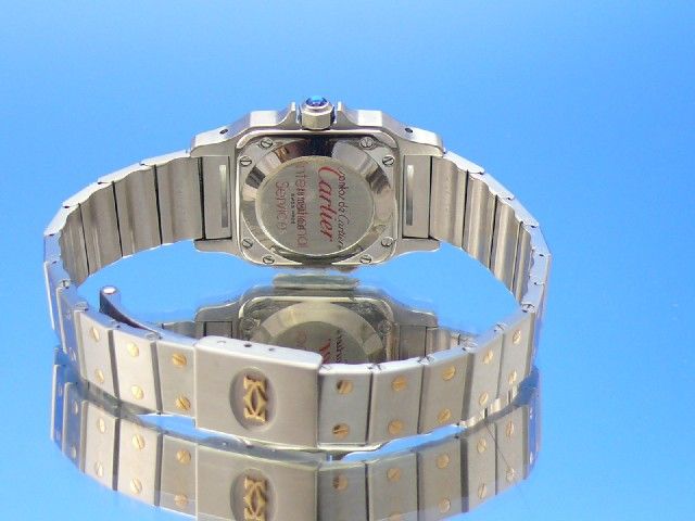 Cartier Santos Damen Stahl/Gold Automatik