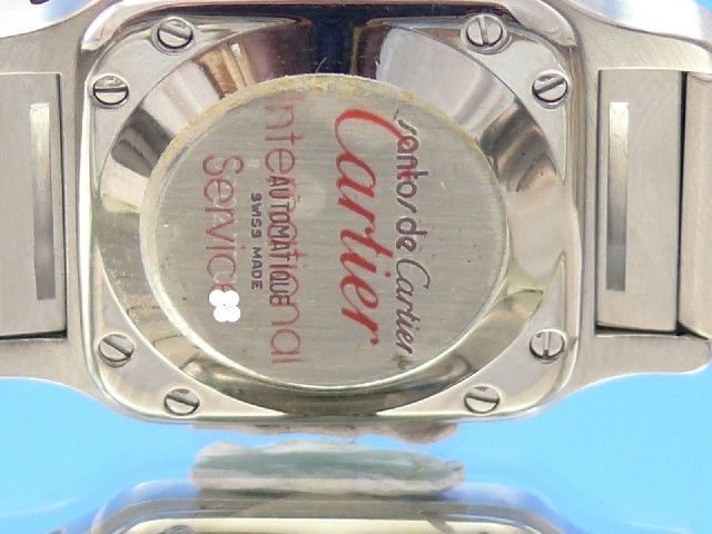 Cartier Santos Damen Stahl/Gold Automatik