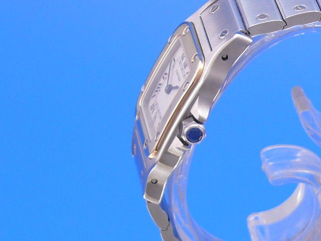 Cartier Santos Damen Stahl/Gold