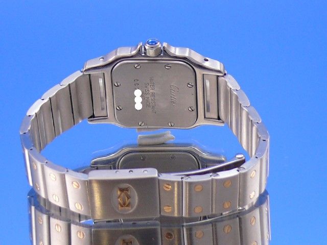 Cartier Santos Damen Stahl/Gold