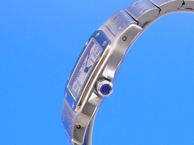 Cartier Santos Damen Stahl/Gold