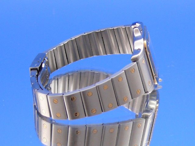 Cartier Santos Damen Stahl/Gold