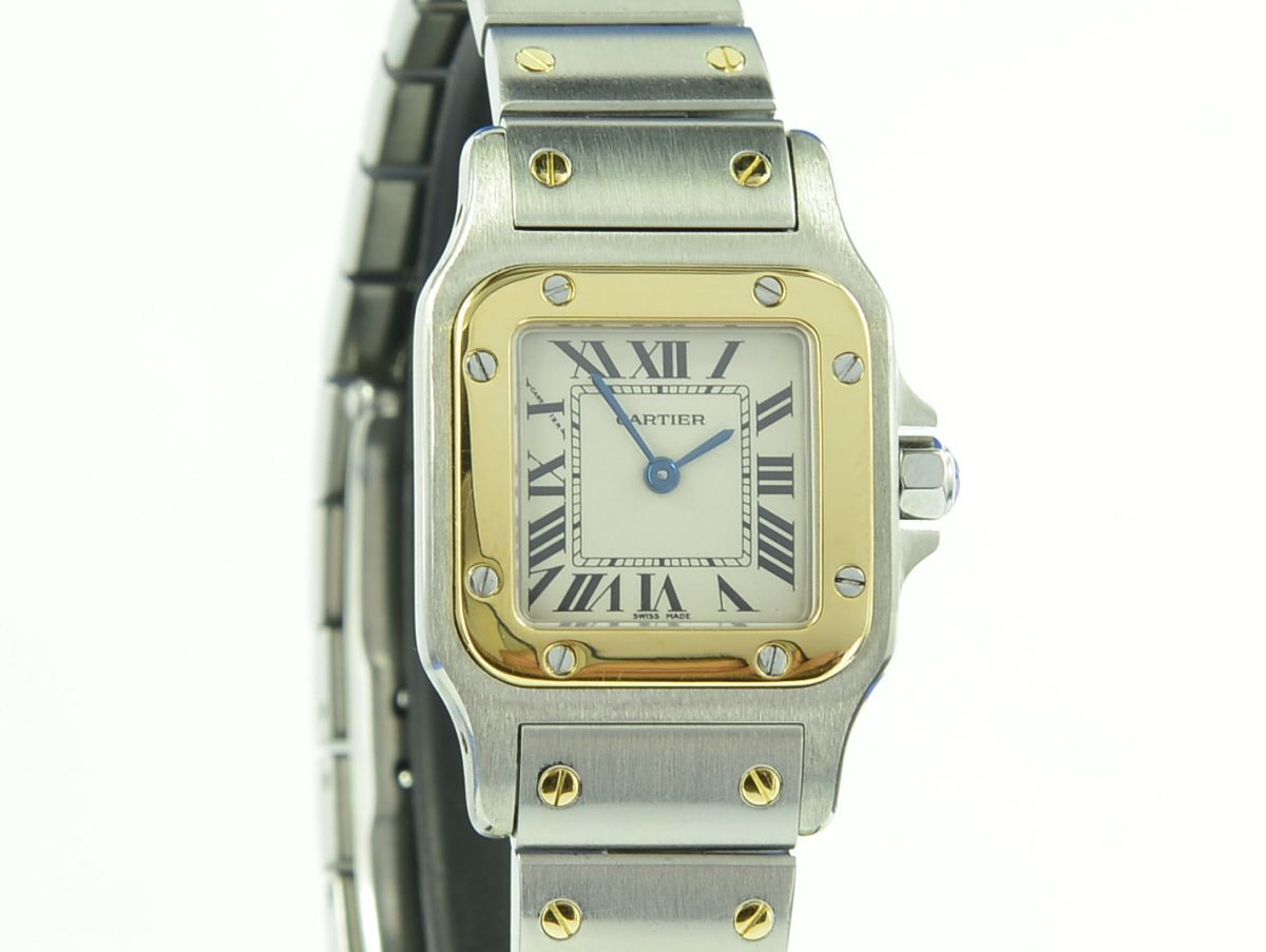 Cartier Santos Galbee Lady Stahl/Gold