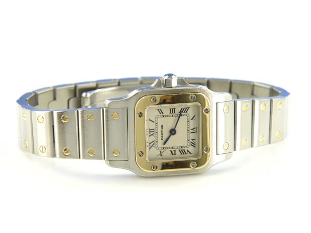 Cartier Santos Galbee Gelbgold & Edelstahl