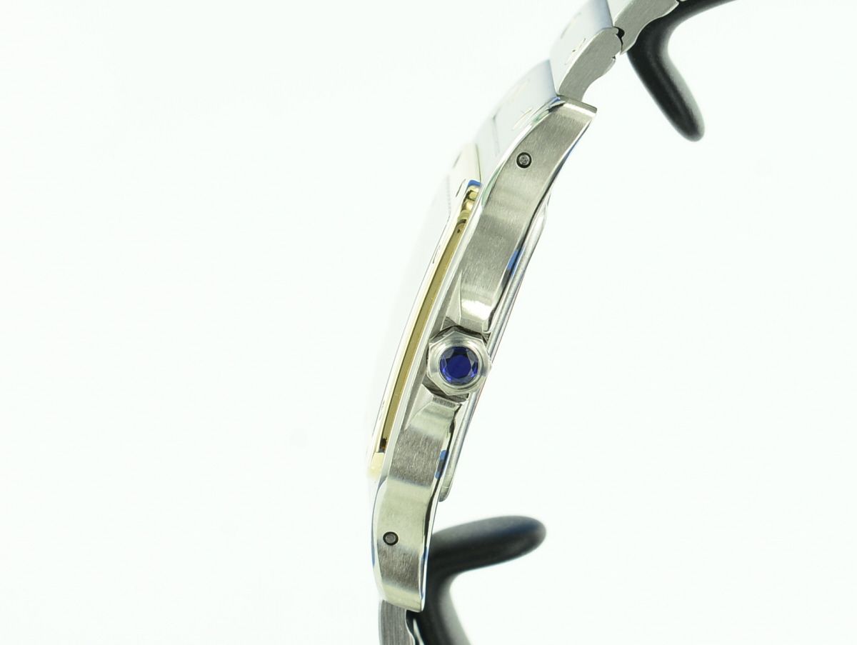 Cartier Santos Galbe Herren Stahl/Gold