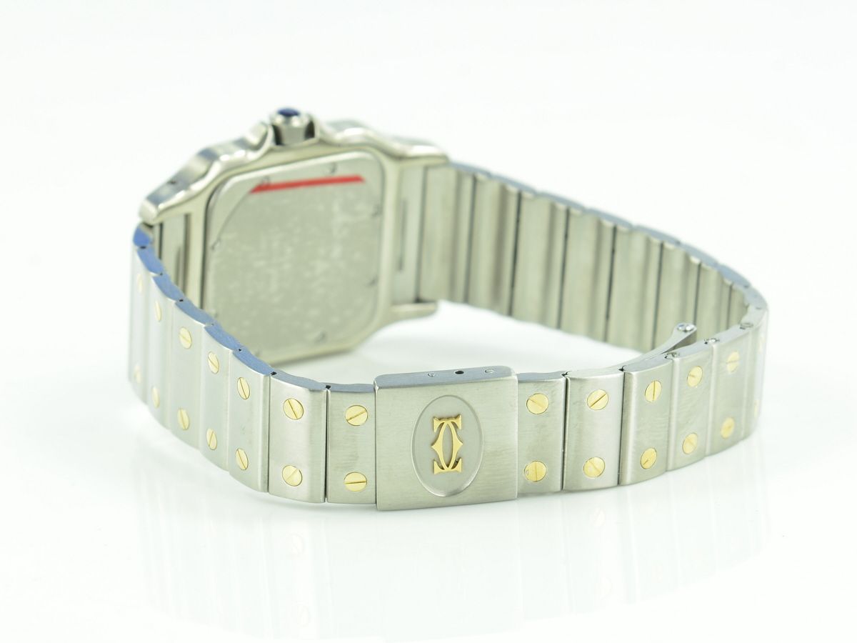 Cartier Santos Galbe Herren Stahl/Gold