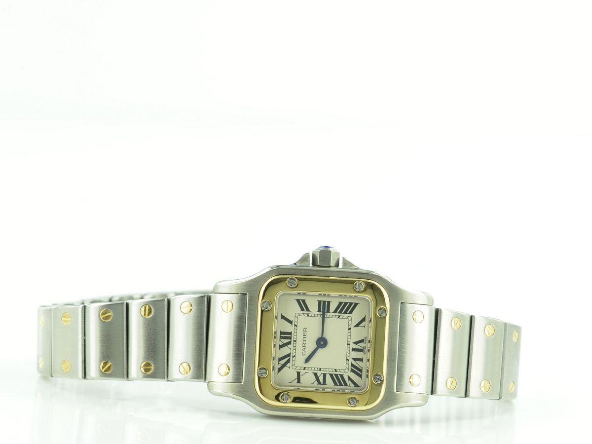 Cartier Santos Galbee Lady Stahl/Gold