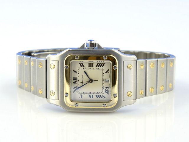 Cartier Santos Medium Stahl/Gold