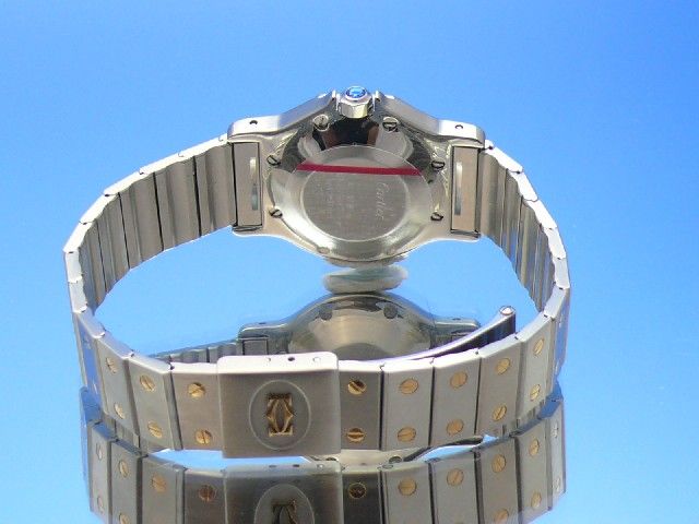 Cartier Santos Ronde Medium Automatik Stahl/Gold