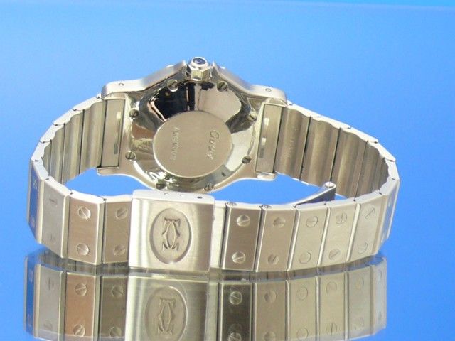 Cartier Santos Rond Medium Stahl