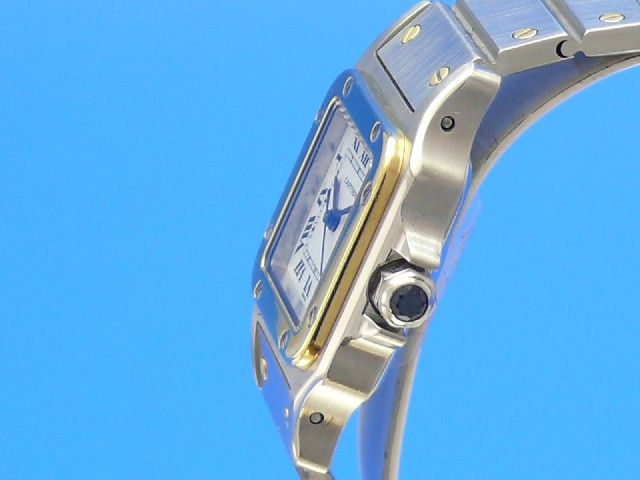 Cartier Santos Stahl/Gold Automatik Damen