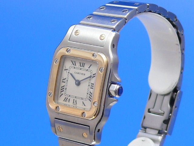 Cartier Santos Stahl/Gold Damen